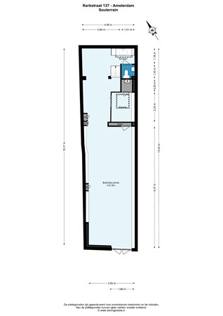 Plattegrond - Keizersgracht 584-586, 1017 EN Amsterdam - 221_223_Kerkstraat 137 - Amsterdam - Kelder - 2D.jpg